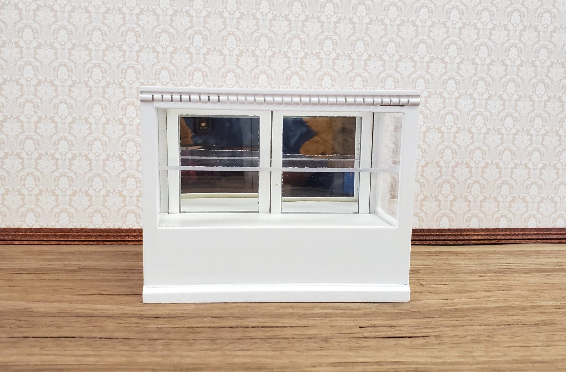 Dollhouse Miniature Display Counter for Bakery Store or Shop 1:12 Scale Furniture White - Miniature Crush