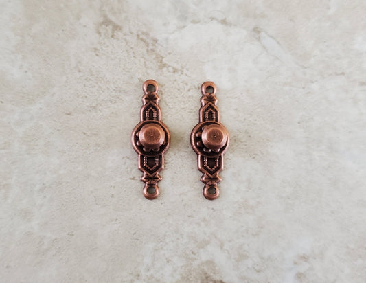 Dollhouse Miniature Doorknobs Handles Fancy Bronze 1 Set 1:12 Scale CLA05511 - Miniature Crush