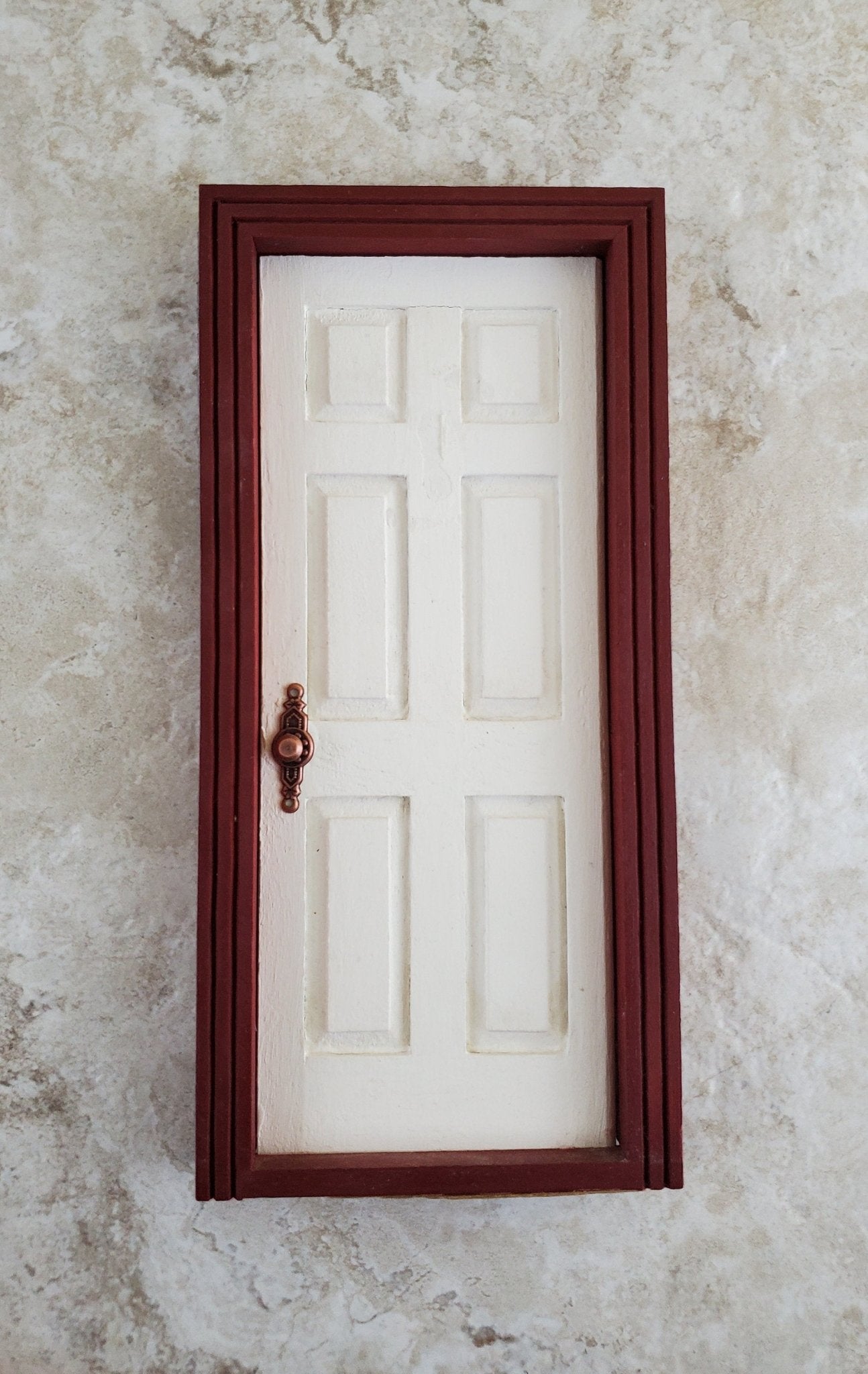 Dollhouse Miniature Doorknobs Handles Fancy Bronze 1 Set 1:12 Scale CLA05511 - Miniature Crush