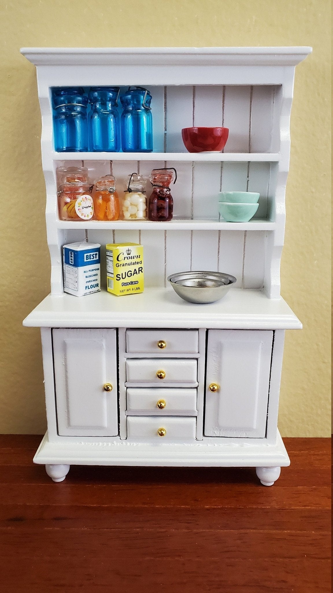 Dollhouse Miniature Flour & Sugar Baking 1:12 Scale Kitchen Food - Miniature Crush