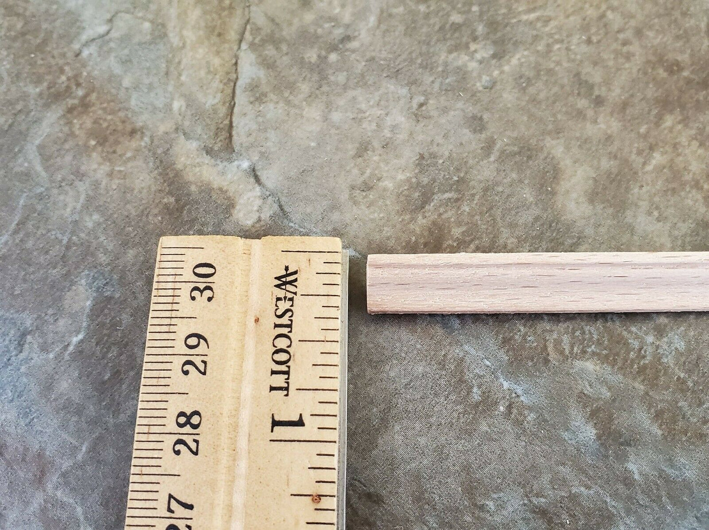 Dollhouse Miniature Half Scale Crown Cornice Molding Trim 1/4" x 18" long 77069 - Miniature Crush