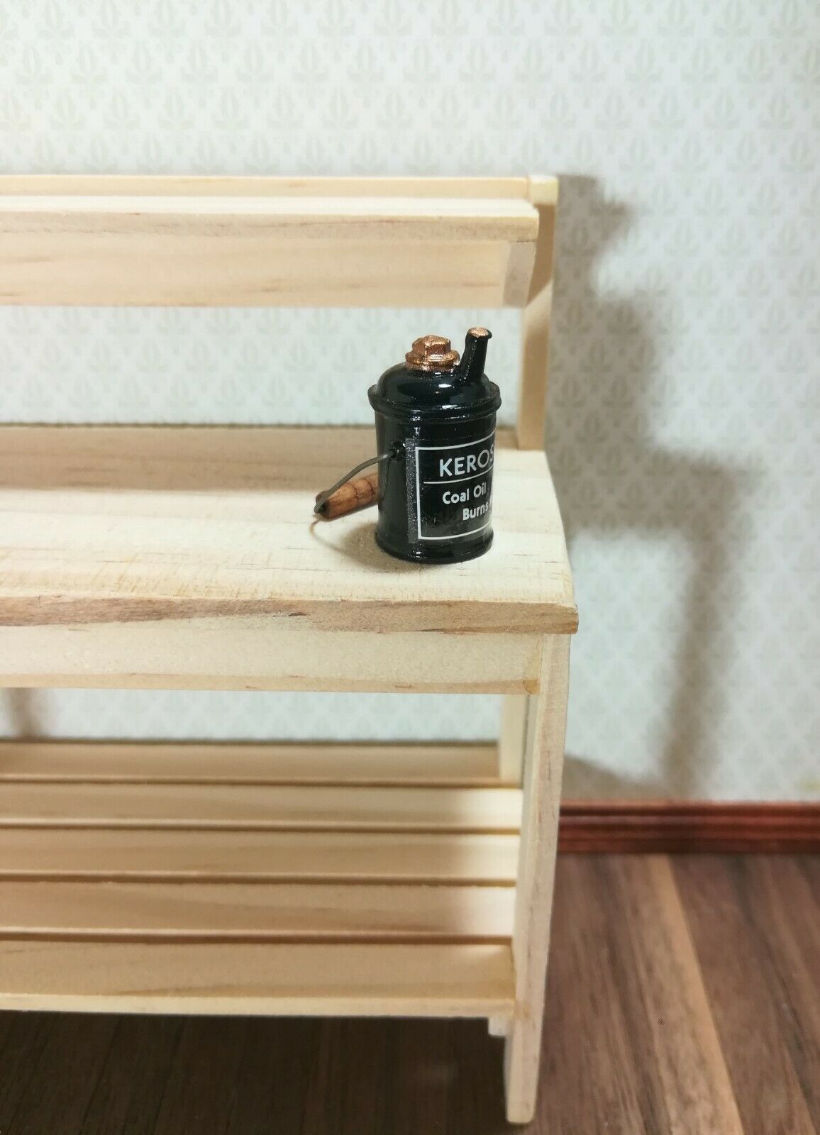 Dollhouse Miniature Kerosene Can Sir Thomas Thumb 1:12 Scale Vintage Style - Miniature Crush