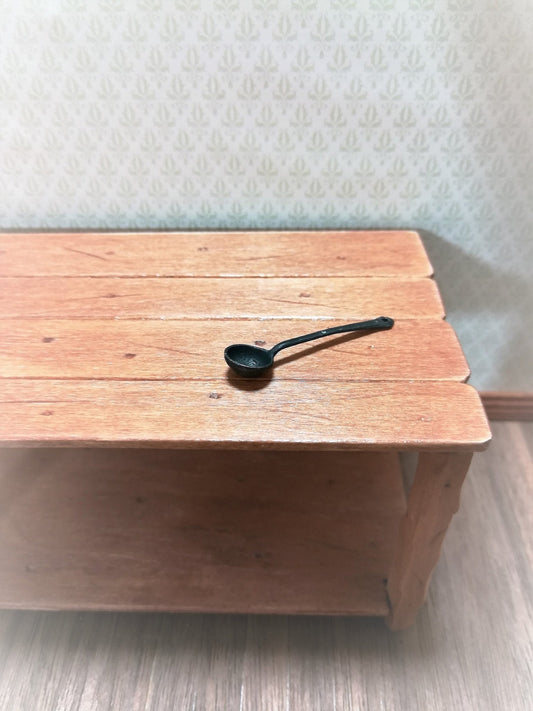Dollhouse Miniature Ladle Spoon Long Handled Primitive Style 1:12 Scale - Miniature Crush