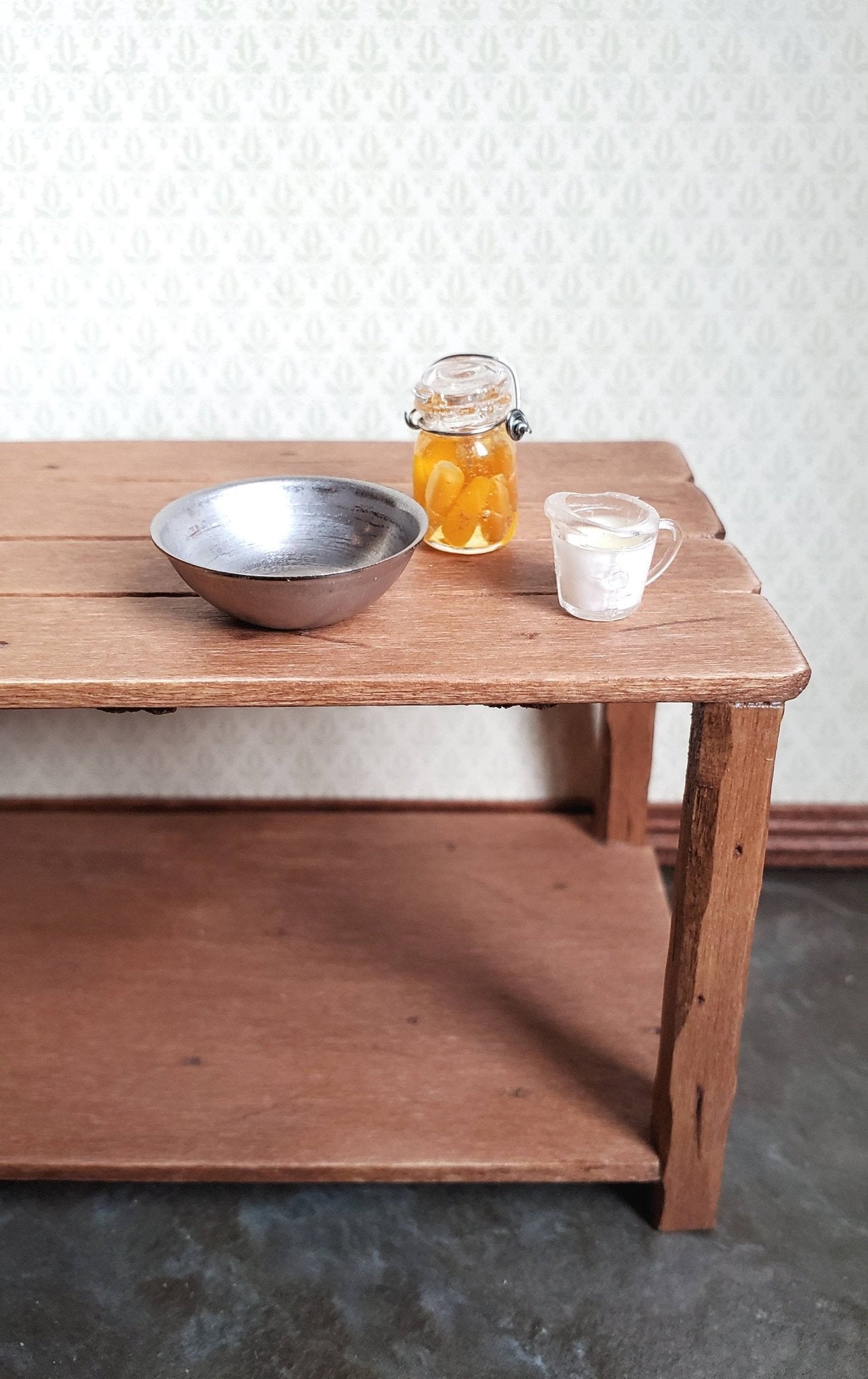 Dollhouse Miniature Milk Filled Measuring Cup 1:12 Scale Kitchen Food Groceries - Miniature Crush