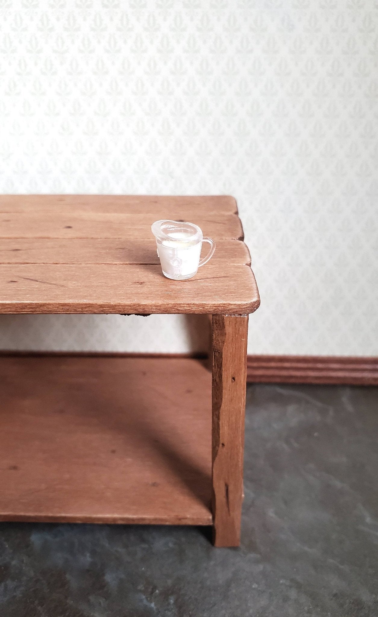 Dollhouse Miniature Milk Filled Measuring Cup 1:12 Scale Kitchen Food Groceries - Miniature Crush