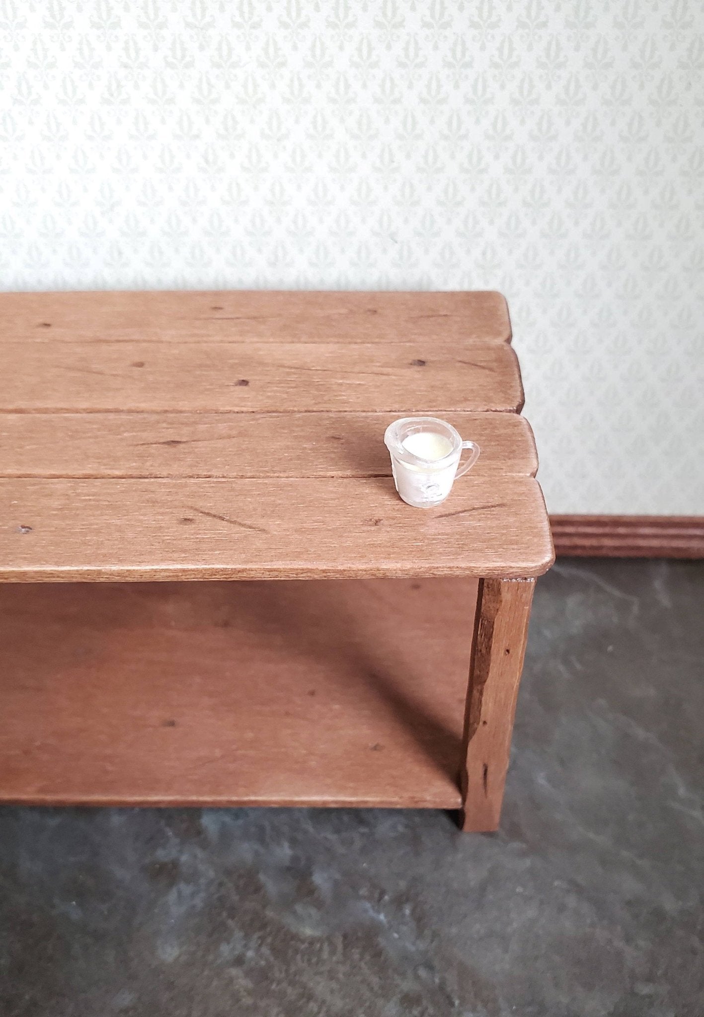 Dollhouse Miniature Milk Filled Measuring Cup 1:12 Scale Kitchen Food Groceries - Miniature Crush
