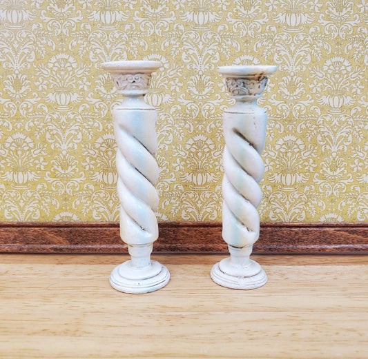 Dollhouse Miniature Pedestal Column Twist Plant Stand 1:12 Scale Decor - Miniature Crush