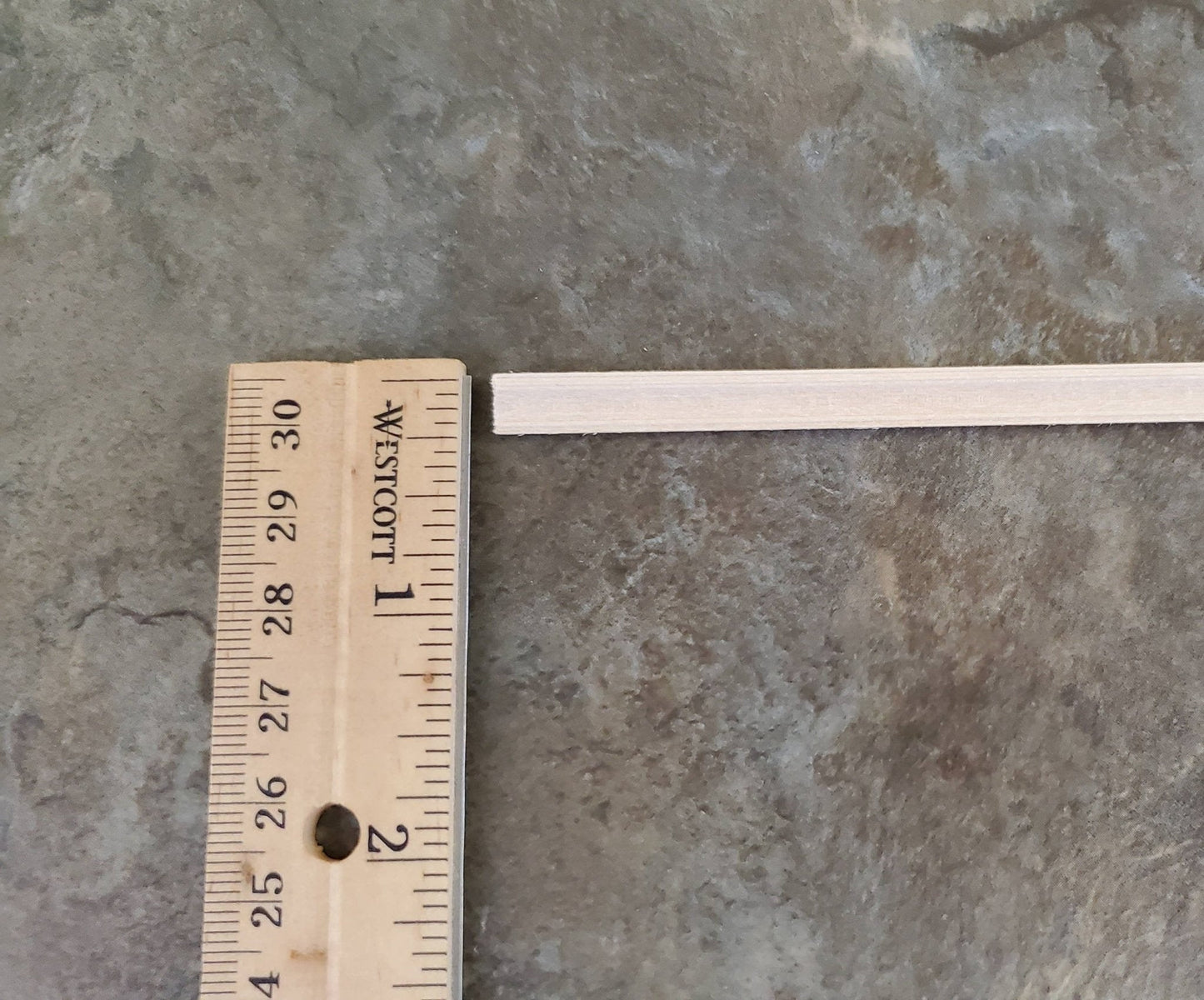 Dollhouse Miniature Picture Frame Trim 6" Pieces x12 or Chair Rail Molding 1:12 Scale Building - Miniature Crush
