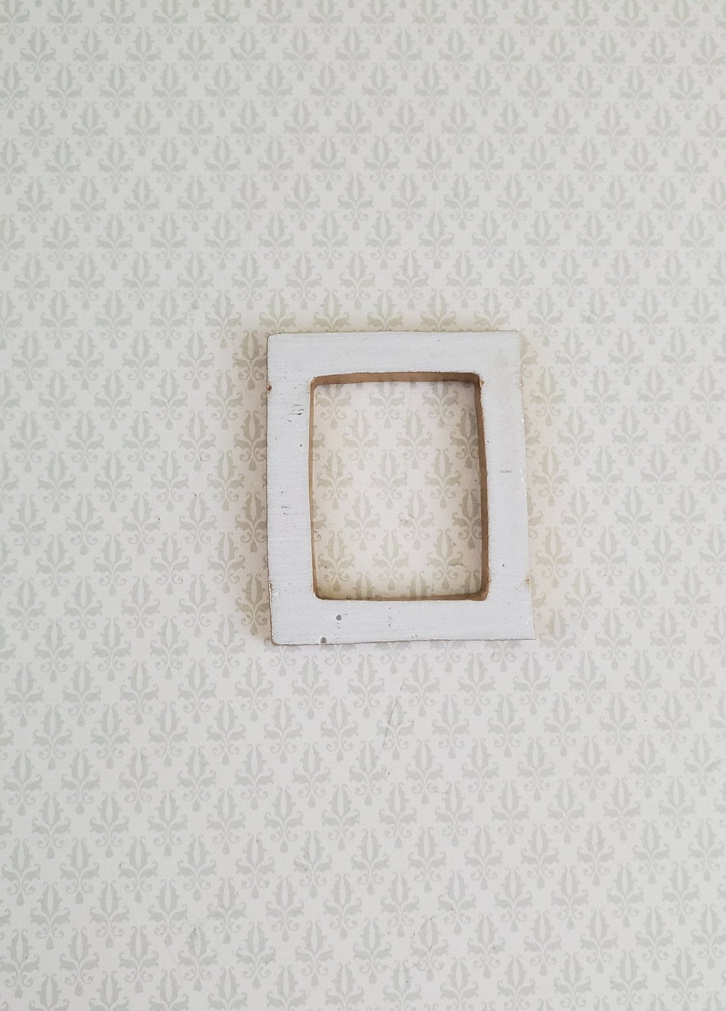 Dollhouse Miniature Small Picture Frame Gold for Paintings 1:12 Scale - Miniature Crush