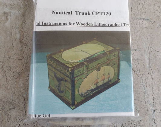 Dollhouse Miniature Trunk Kit Nautical Tall Ship Antique Style 1:12 Scale Furniture - Miniature Crush