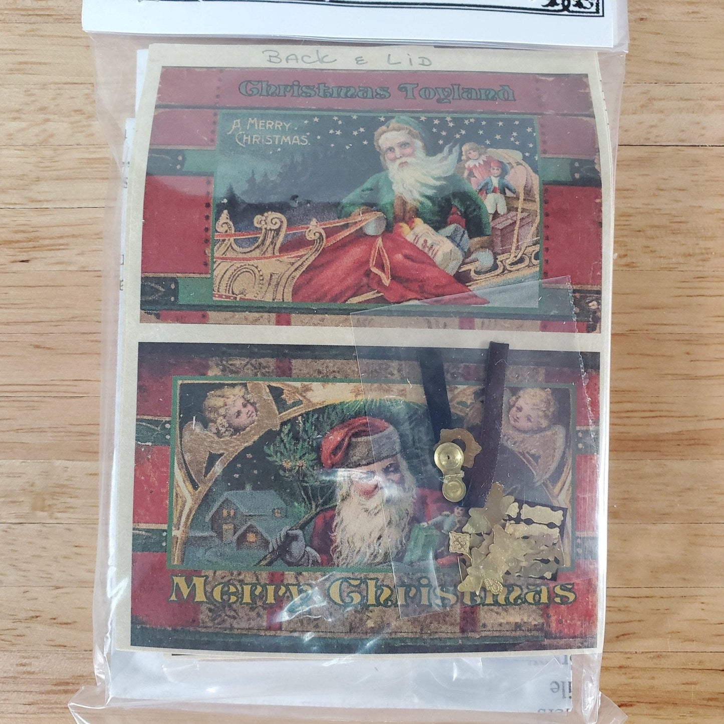 Dollhouse Miniature Trunk KIT Old World Christmas Santa Claus Style 1:12 Scale Furniture - Miniature Crush