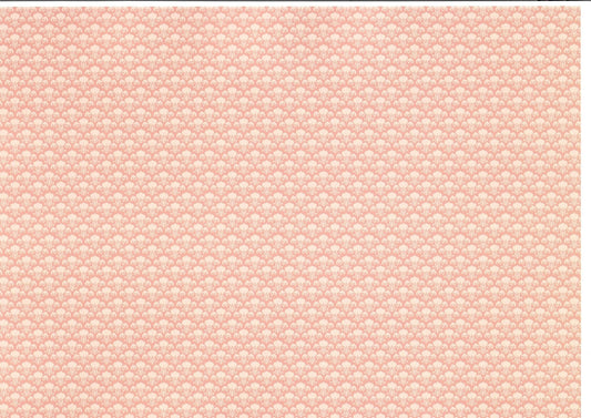 Dollhouse Miniature Wallpaper Brodnax "Pink Champagne" Victorian Craftsman Style 1:12 Scale - Miniature Crush