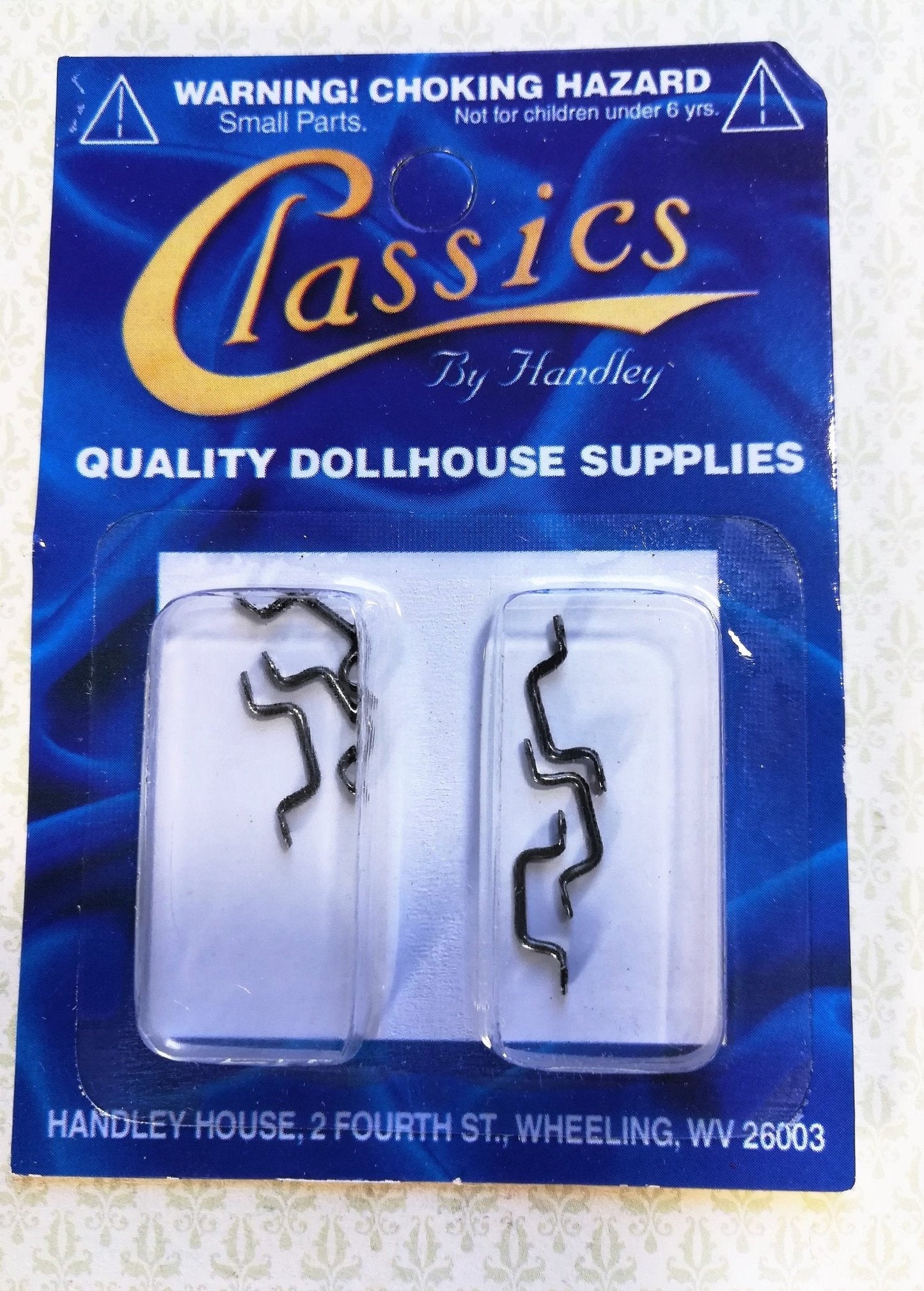 Dollhouse Miniature Window Handles or Drawer Pulls 6 Pieces 1:12 Scale - Miniature Crush