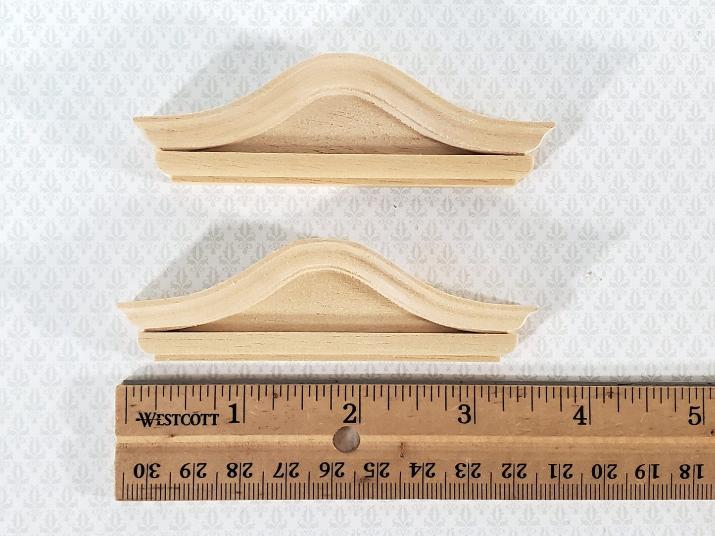 Dollhouse Miniature Window Pediment Bonnet Style Wood 1:12 Scale Houseworks #7097 - Miniature Crush