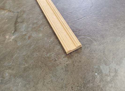 Dollhouse Miniatures Baseboard Trim Molding 11/16" x 18" long 1:6 Scale HW7074 - Miniature Crush