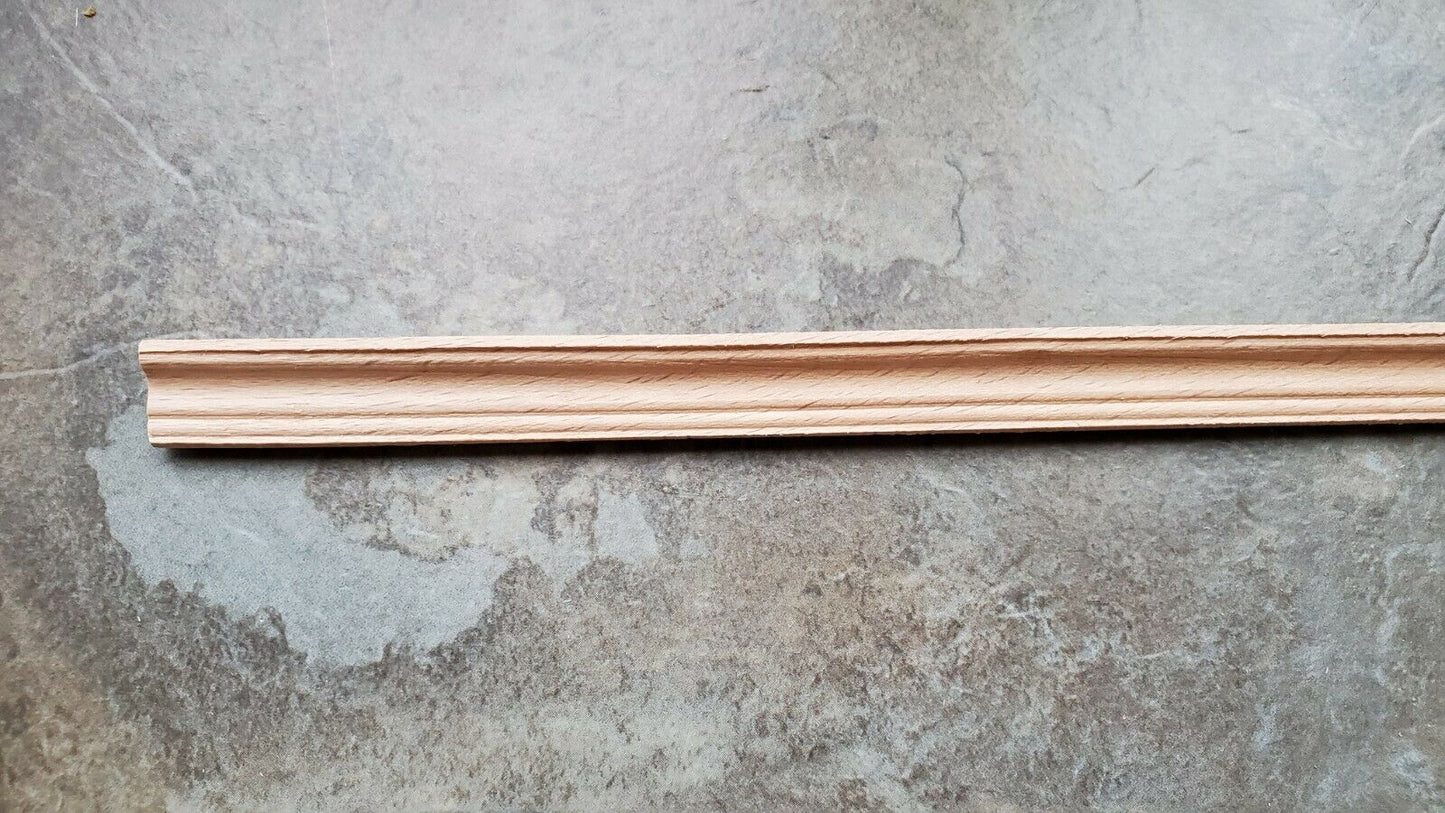 Dollhouse Miniatures Crown Molding Trim 5/16" wide x 14" long 1:12 Scale - Miniature Crush