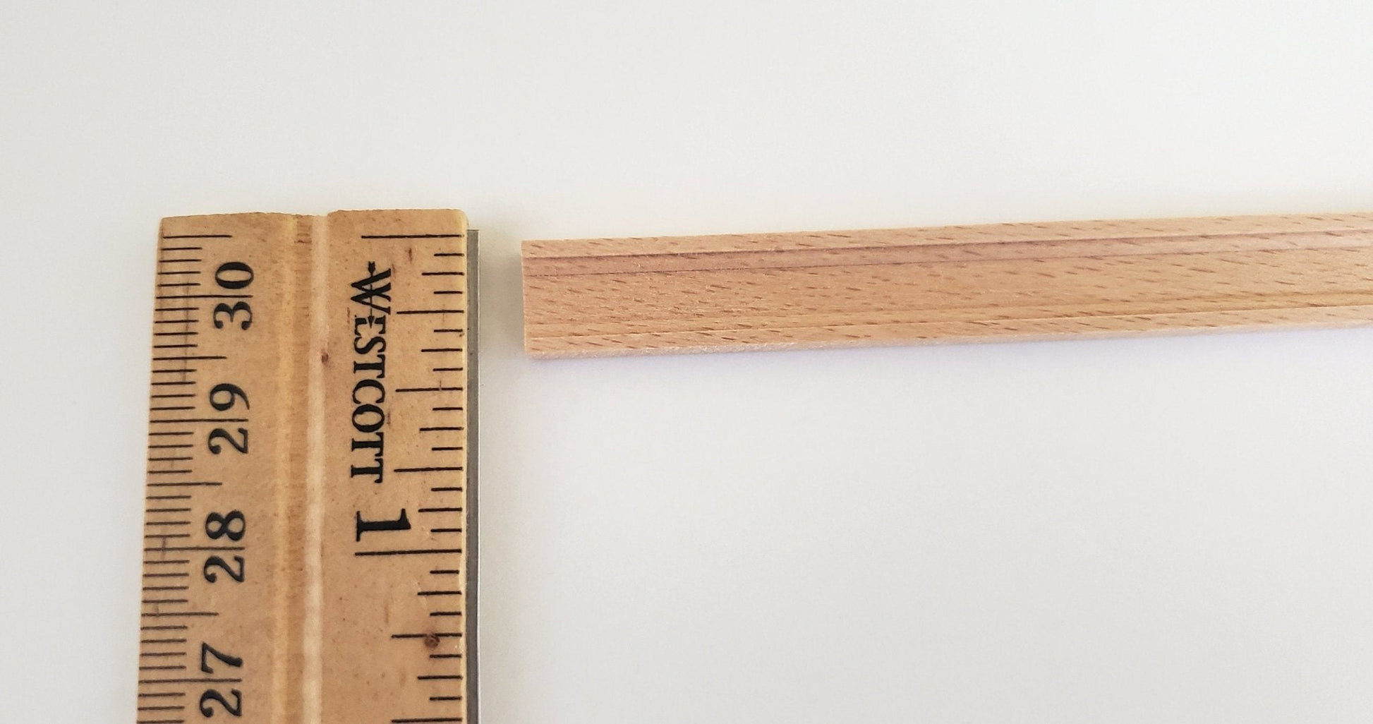 Dollhouse Miniatures Window or Door Casing Trim Molding 3/8" wide x 18" long 1:12 Scale CLA71381 - Miniature Crush