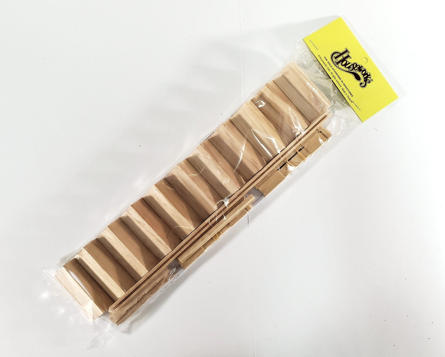 Dollhouse Narrow Stairs Stairway Kit Houseworks with Top Landing Parts 1:12 Scale Miniature - Miniature Crush