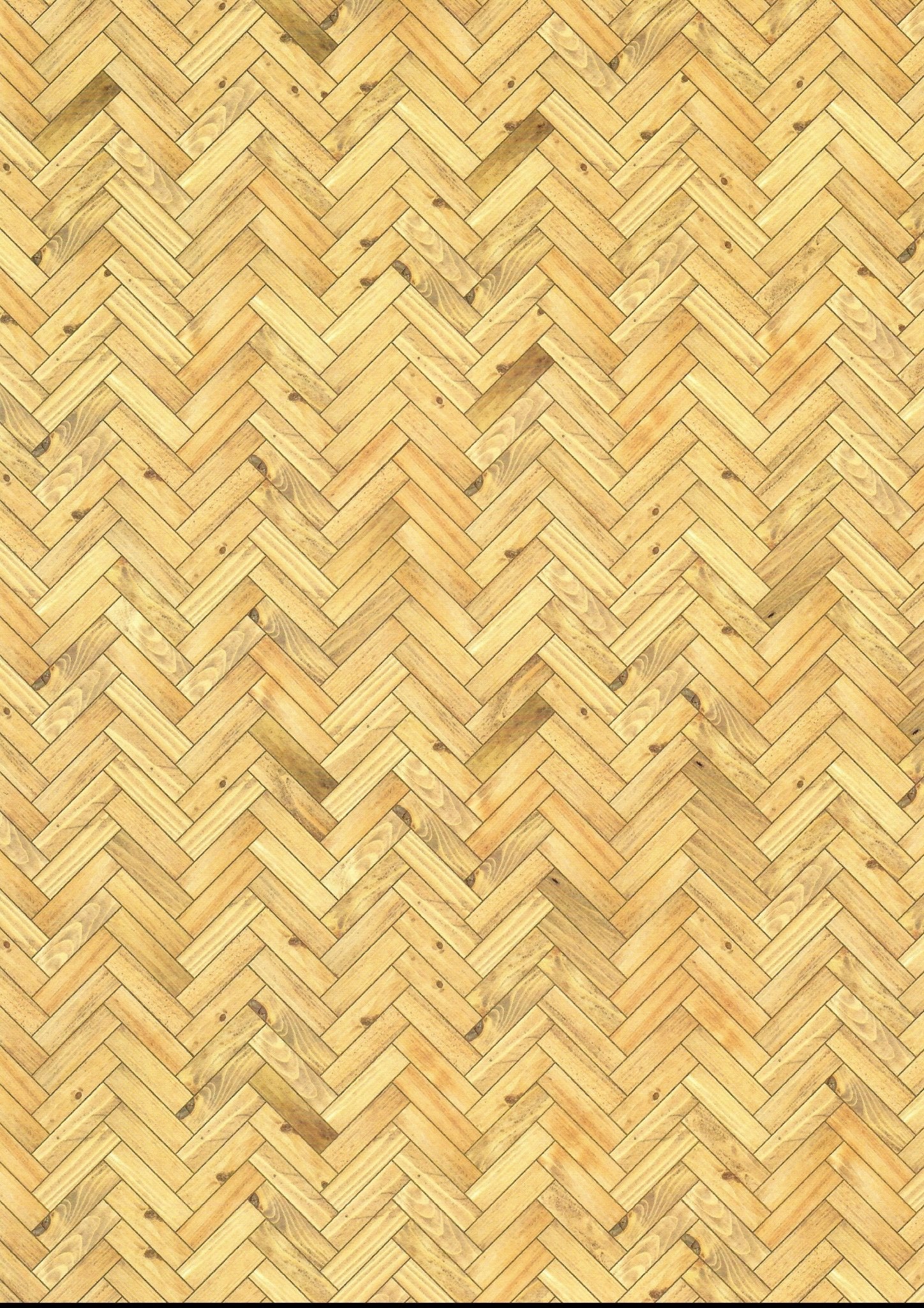 Dollhouse Parquet Wood Flooring Paper Card Light Wood 1:12 Scale Miniature - Miniature Crush