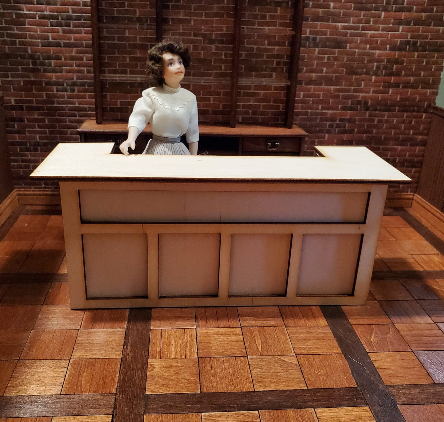 Dollhouse Pub Bar DIY KIT Wood Large Tudor or Irish 1:12 Scale Miniature - Miniature Crush