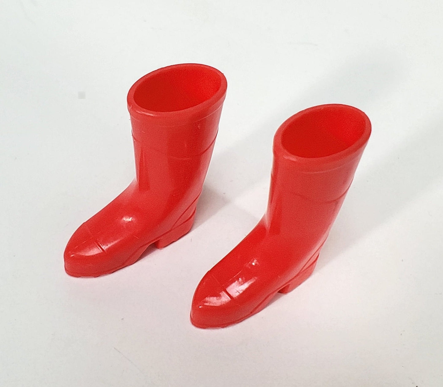 Dollhouse Rain Boots Rubber Wellies Red Large 1:12 Scale Miniature Decor - Miniature Crush