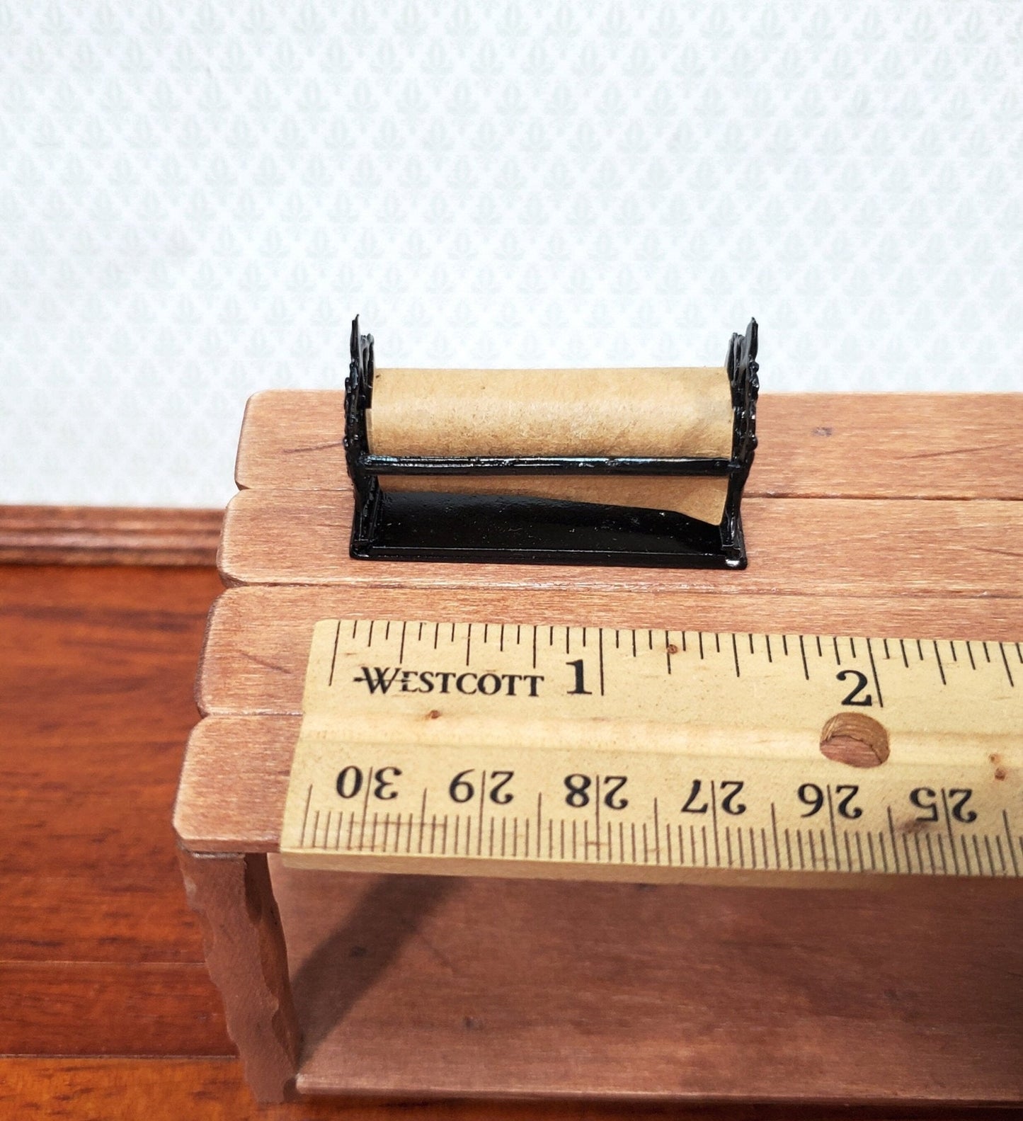 Dollhouse Shop Paper Holder Metal Butcher Cheese Meat 1:12 Scale Accessory - Miniature Crush