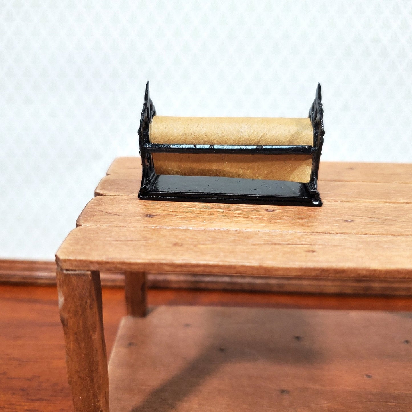Dollhouse Shop Paper Holder Metal Butcher Cheese Meat 1:12 Scale Accessory - Miniature Crush
