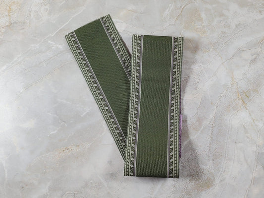 Dollhouse Stair Runner Olive Green Carpet 19" Long 1:12 Scale Miniature - Miniature Crush