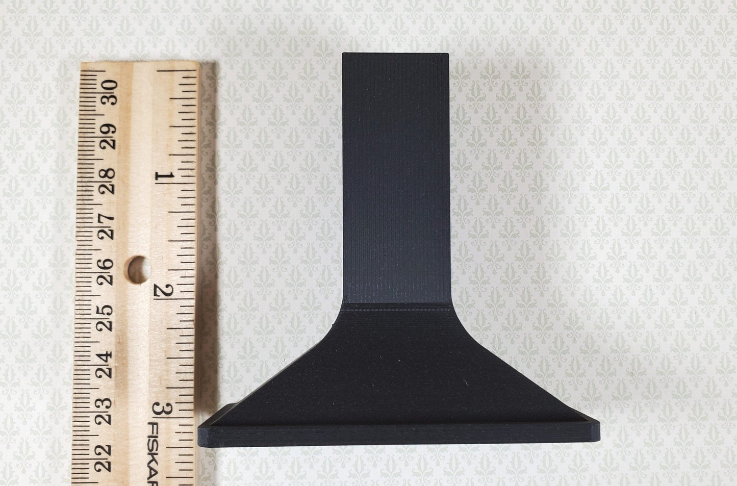 Dollhouse Stove Range Fan Hood Vent Black Modern 1:12 Scale Miniature Kitchen - Miniature Crush