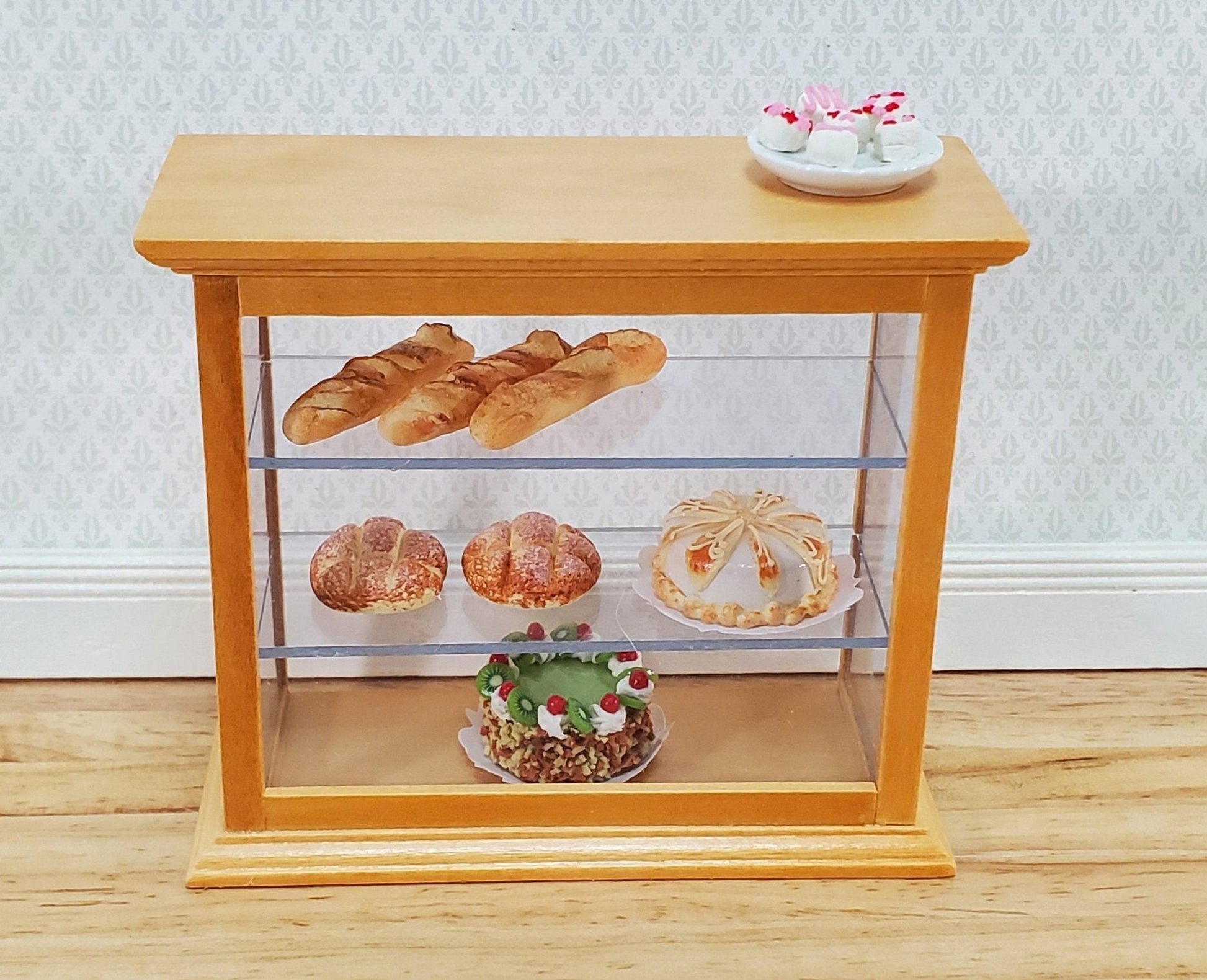 Dollhouse Tall Counter for Store or Shop Display Cabinet 1:12 Scale Miniature Furniture - Miniature Crush