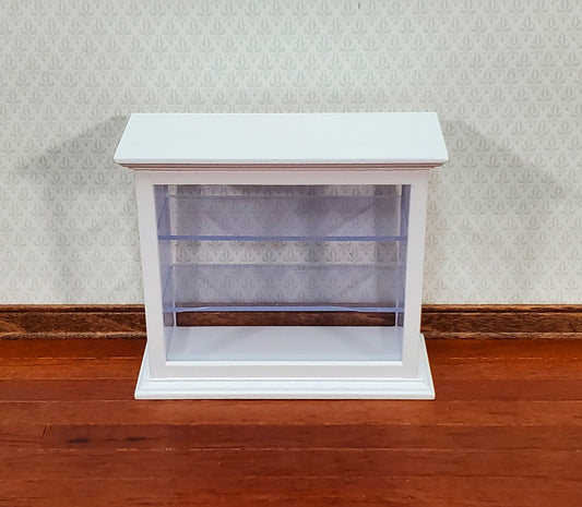 Dollhouse Tall Counter for Store or Shop Display Cabinet White 1:12 Scale Miniature Furniture - Miniature Crush
