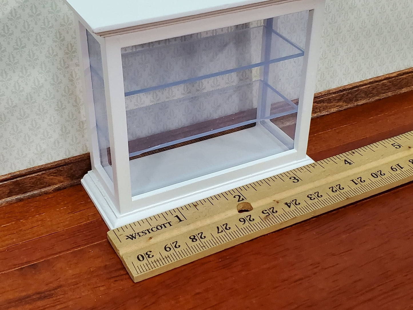 Dollhouse Tall Counter for Store or Shop Display Cabinet White 1:12 Scale Miniature Furniture - Miniature Crush