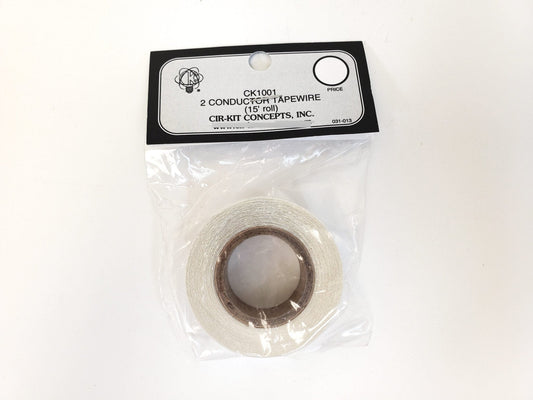 Dollhouse Tapewire 15' Feet Cir-Kit 1001 2 Conductor Tape Wire - Miniature Crush