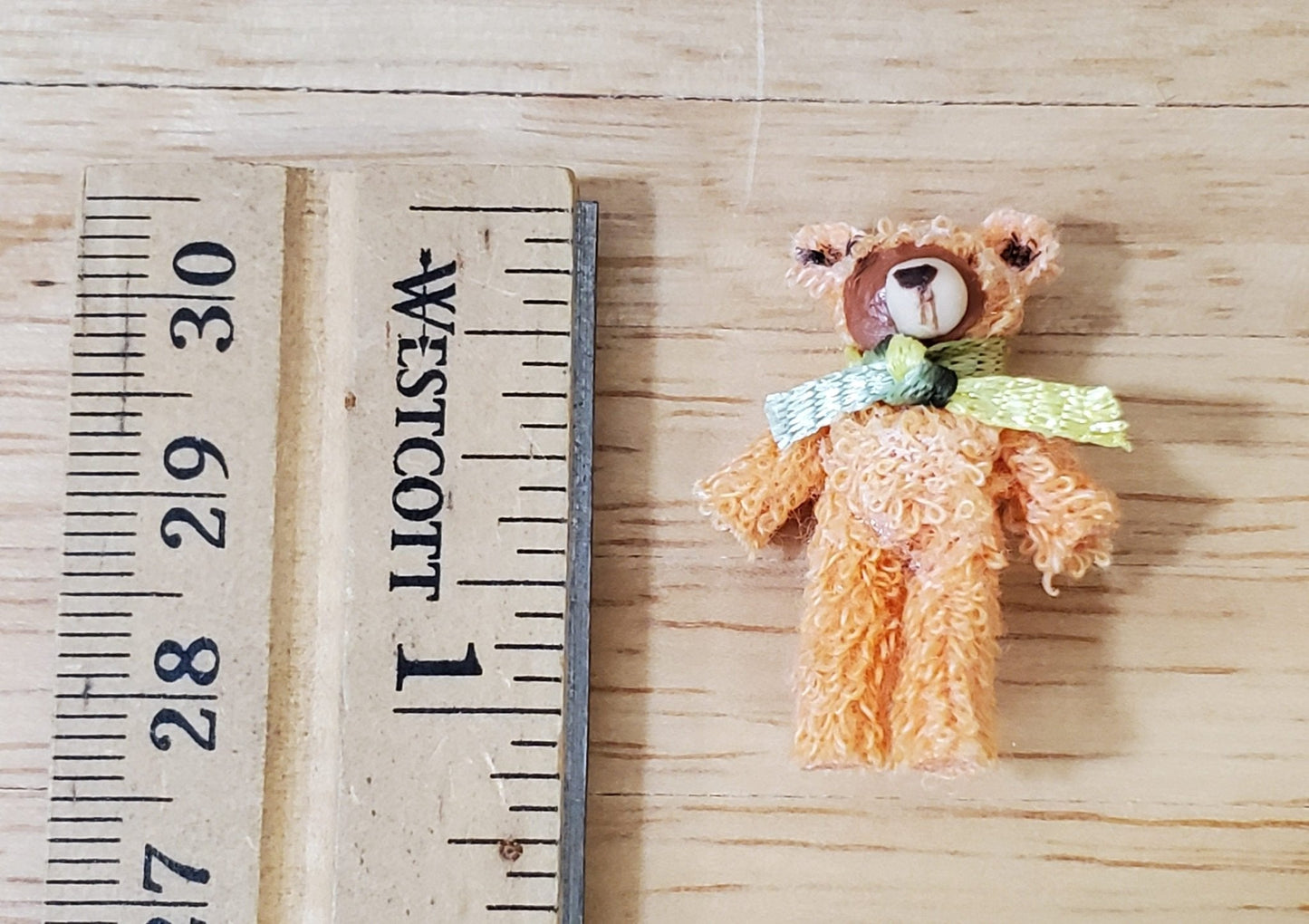 Dollhouse Teddy Bears Set of 3 Stuffed Animal Toys 1:12 Scale Miniatures - Miniature Crush