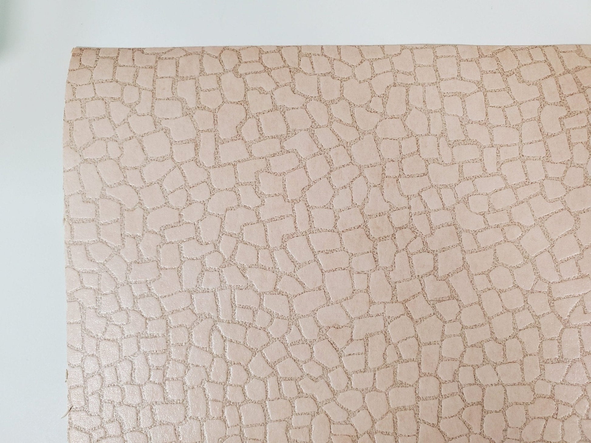 Dollhouse Tile Wallpaper Floor Cobblestone Stone Path Embossed 1:12 Scale - Miniature Crush