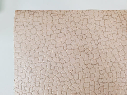 Dollhouse Tile Wallpaper Floor Cobblestone Stone Path Embossed 1:12 Scale - Miniature Crush