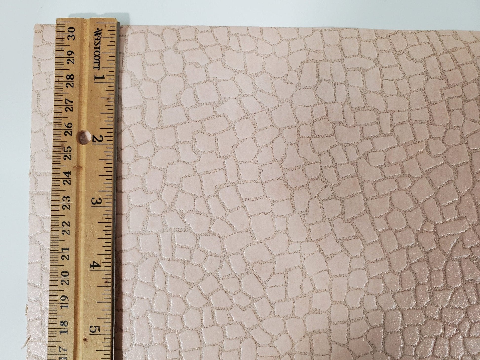 Dollhouse Tile Wallpaper Floor Cobblestone Stone Path Embossed 1:12 Scale - Miniature Crush