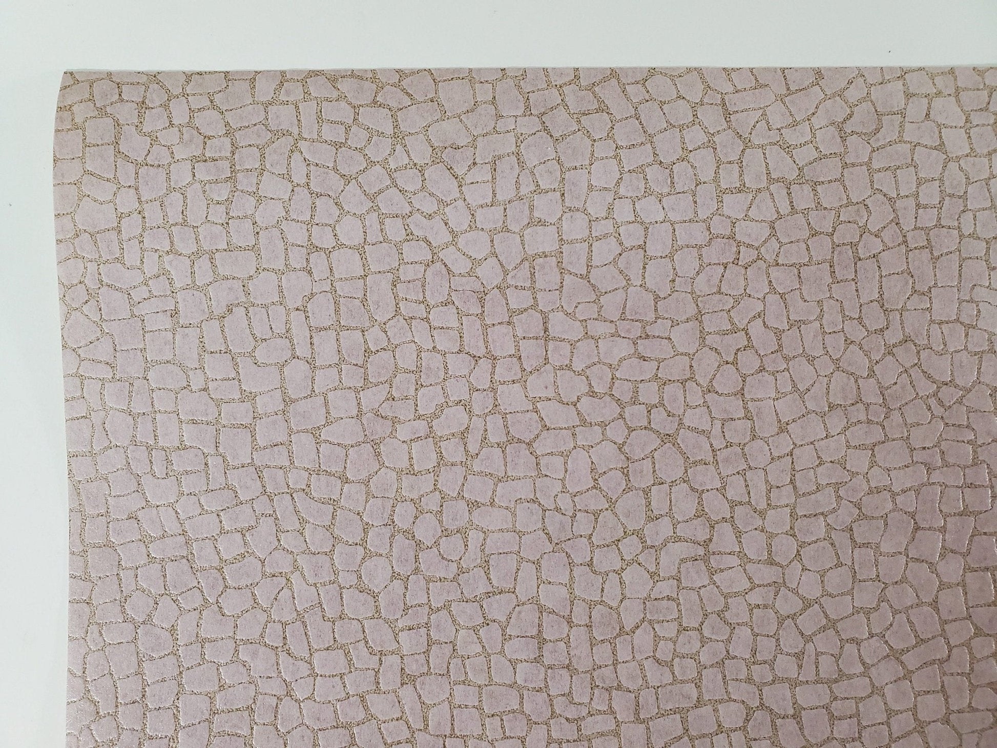 Dollhouse Tile Wallpaper Flooring Cobblestone Stone Path Textured 1:12 Scale - Miniature Crush