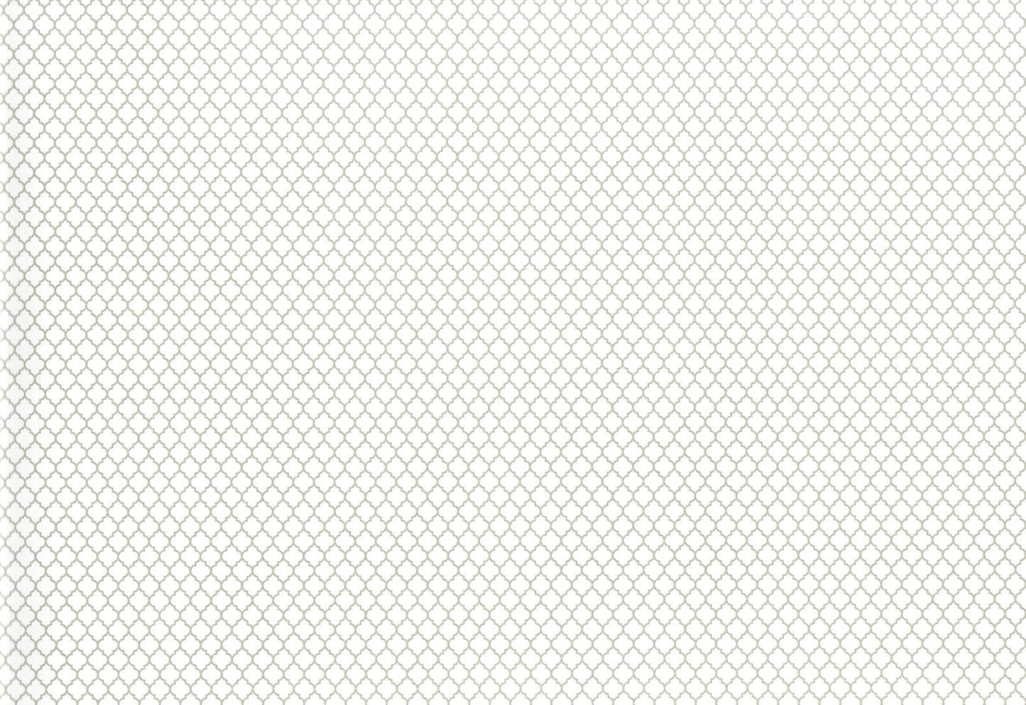 Dollhouse Tile Wallpaper or Flooring Trellis White Gray 1:12 Scale Itsy Bitsy Miniature - Miniature Crush