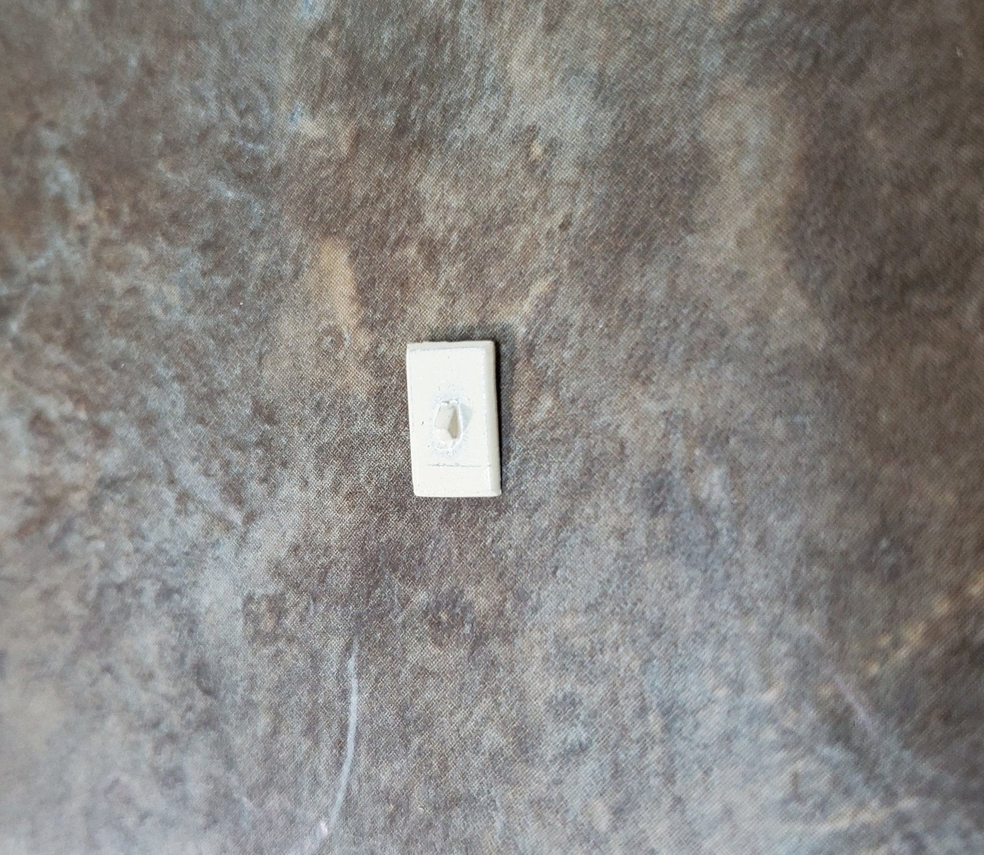 Dollhouse Tiny Light Switch Metal 1:12 Scale Modern Miniatures - Miniature Crush