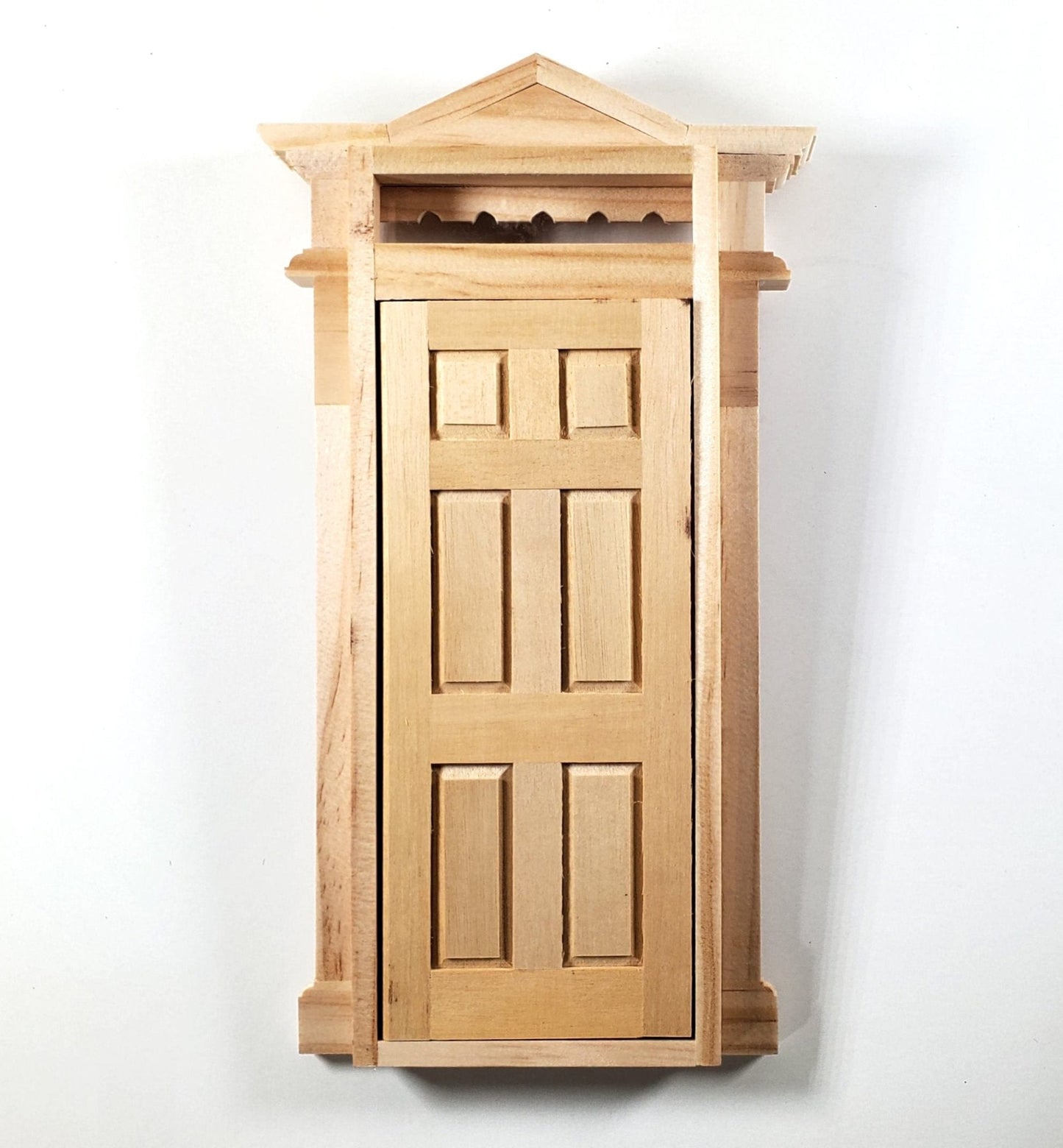 Dollhouse Victorian Door Exterior 6 Panel 1:12 Scale Miniature Houseworks #6013 - Miniature Crush