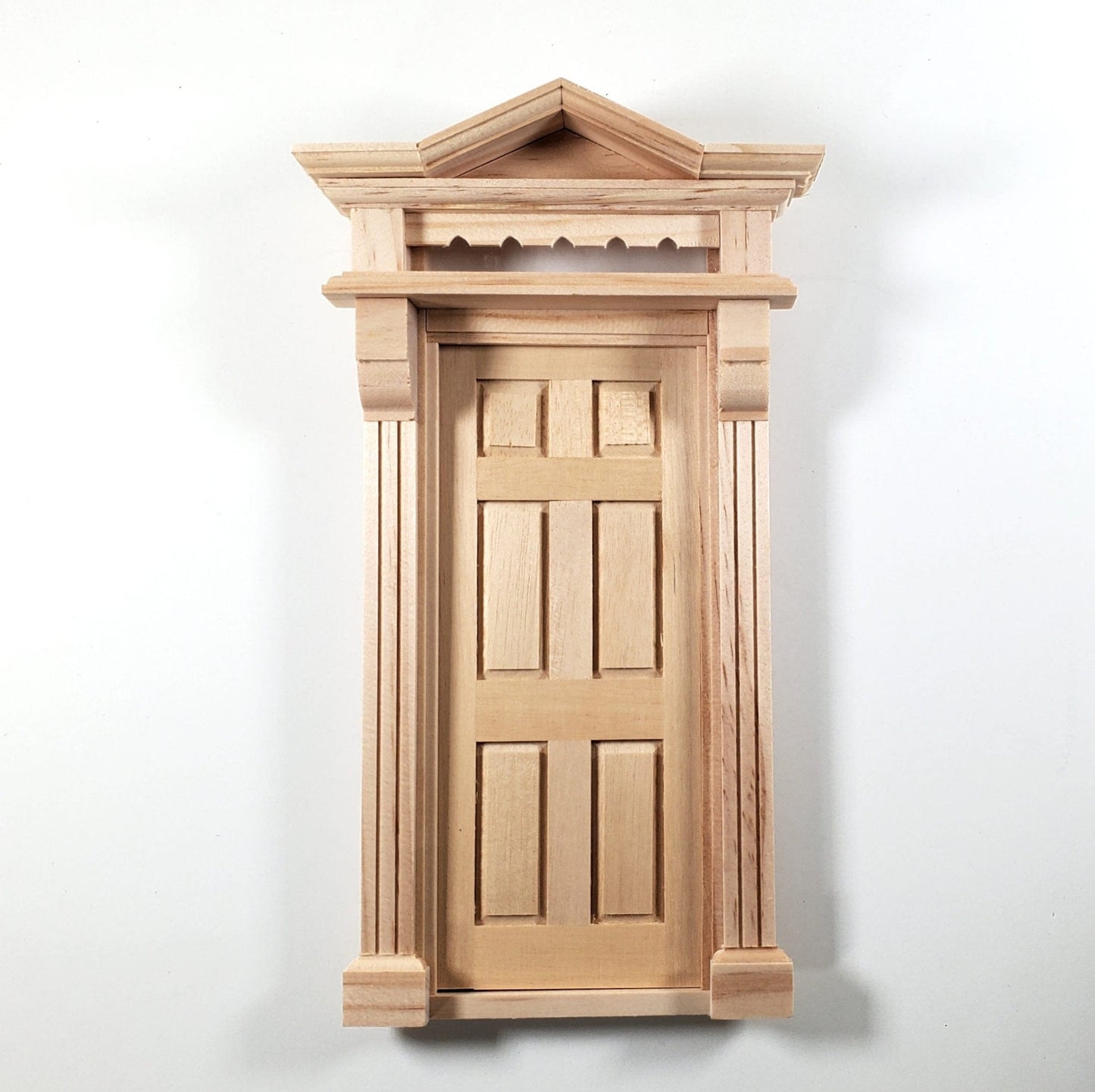 Dollhouse Victorian Door Exterior 6 Panel 1:12 Scale Miniature Houseworks #6013 - Miniature Crush