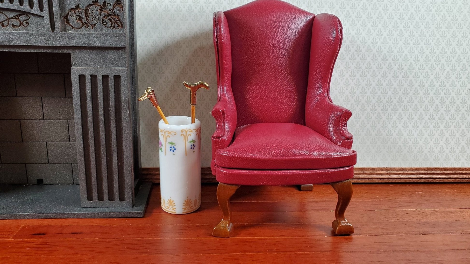 Dollhouse Walking Cane & Duck Head Shoe Horn 1:12 Scale Miniature Accessories - Miniature Crush