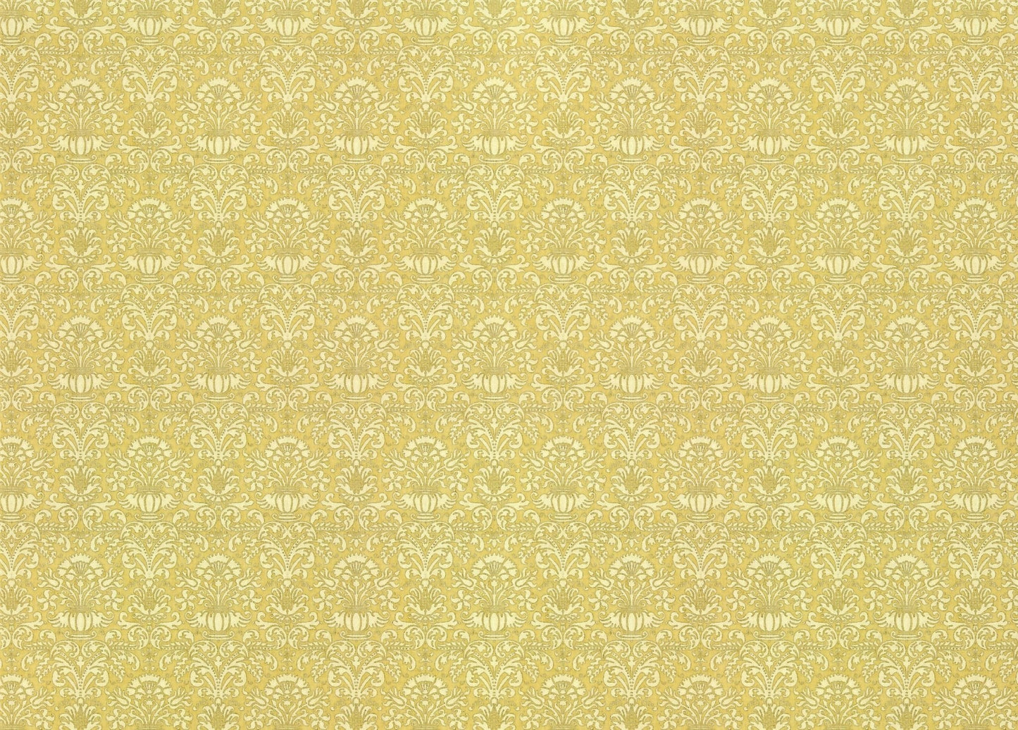Dollhouse Wallpaper Damask Dark Gold/Beige Victorian 1:12 Scale Itsy Bitsy Miniatures - Miniature Crush