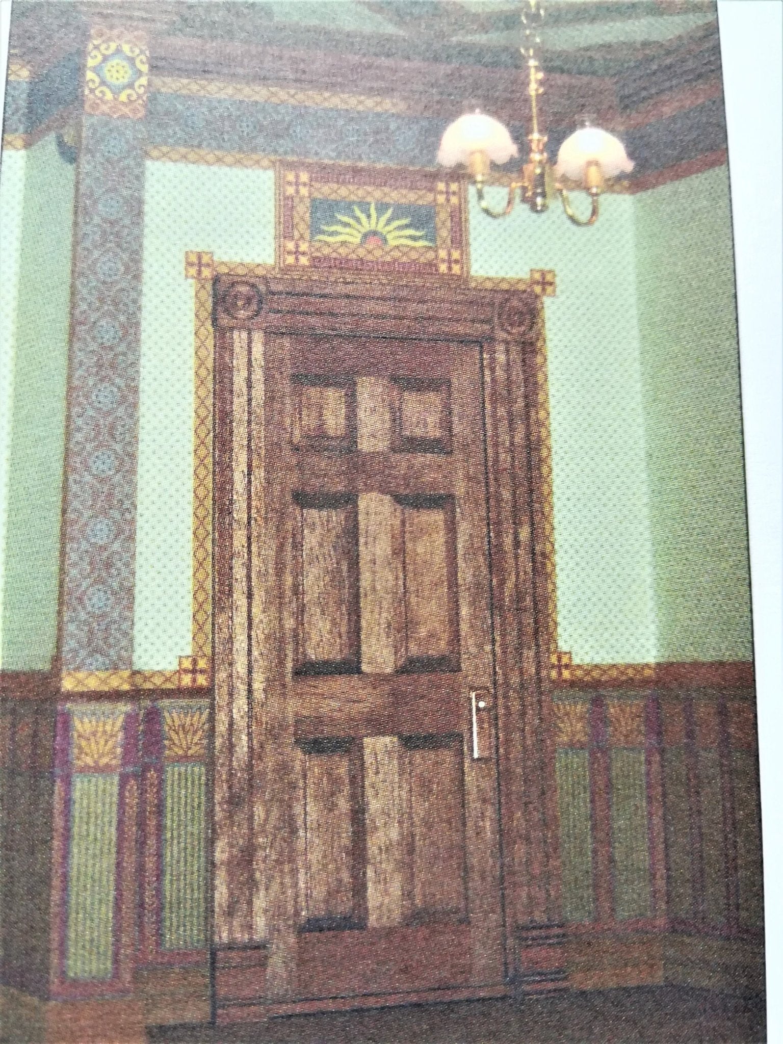 Dollhouse Wallpaper Miniature Brodnax Victorian Borders & Decoration 1:12 Scale - Miniature Crush