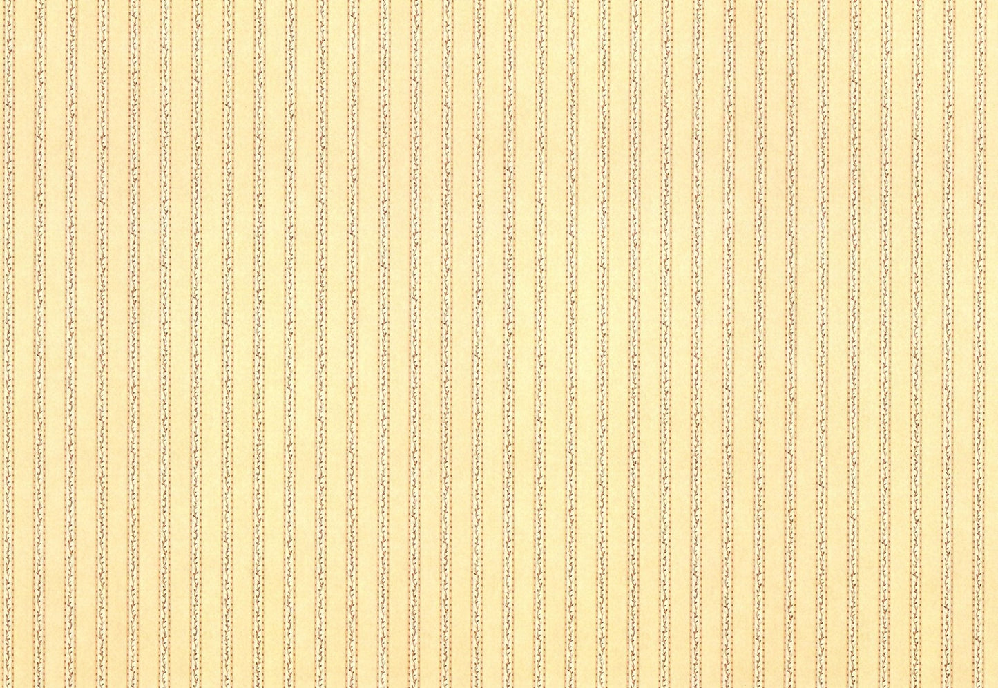 Dollhouse Wallpaper Stripes Red & Beige "Vine Stripe Red" 1:12 Scale Itsy Bitsy - Miniature Crush