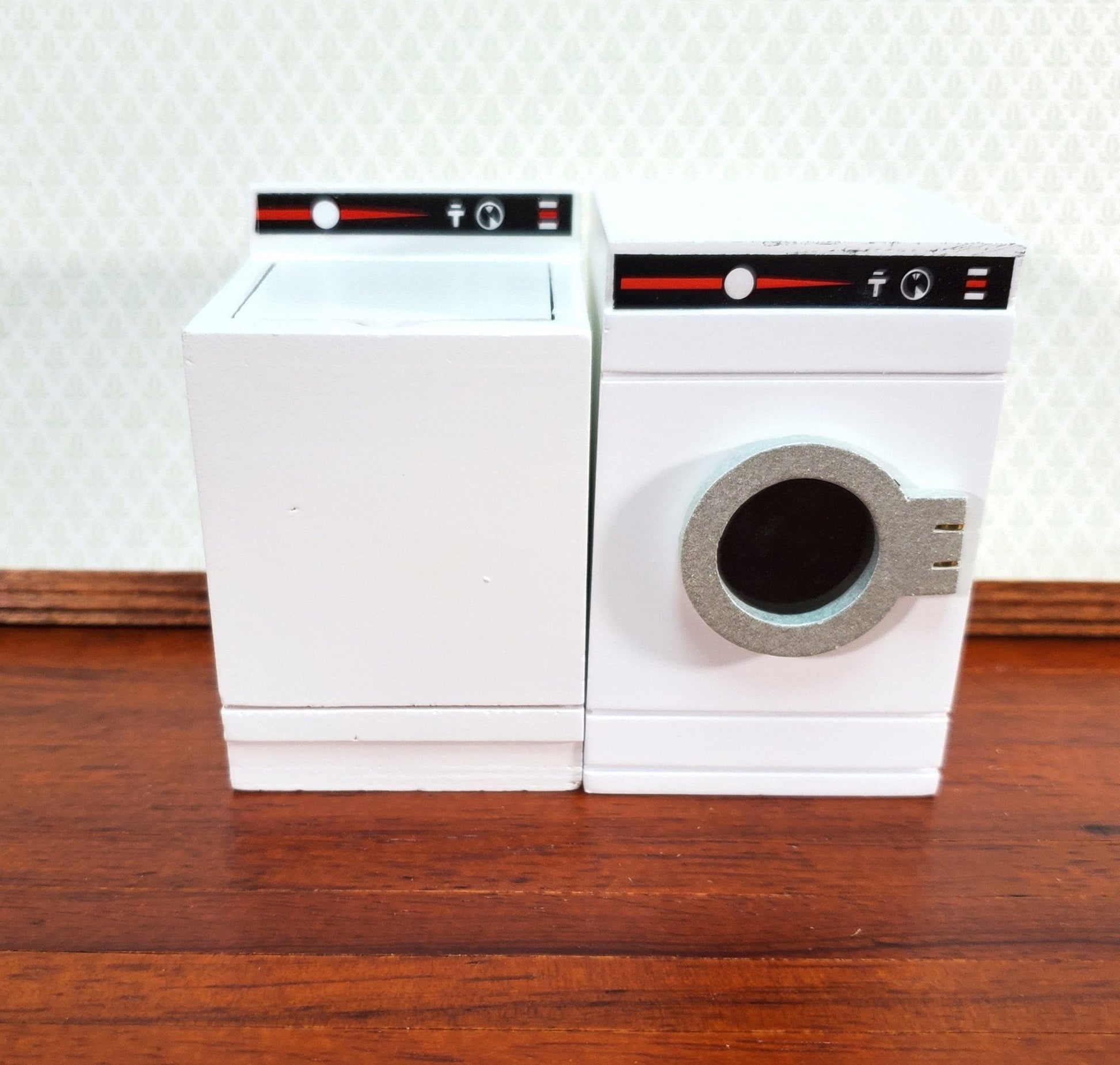 Dollhouse Washing Machine or Dryer in WHITE Modern Front Load 1:12 Scale Furniture - Miniature Crush