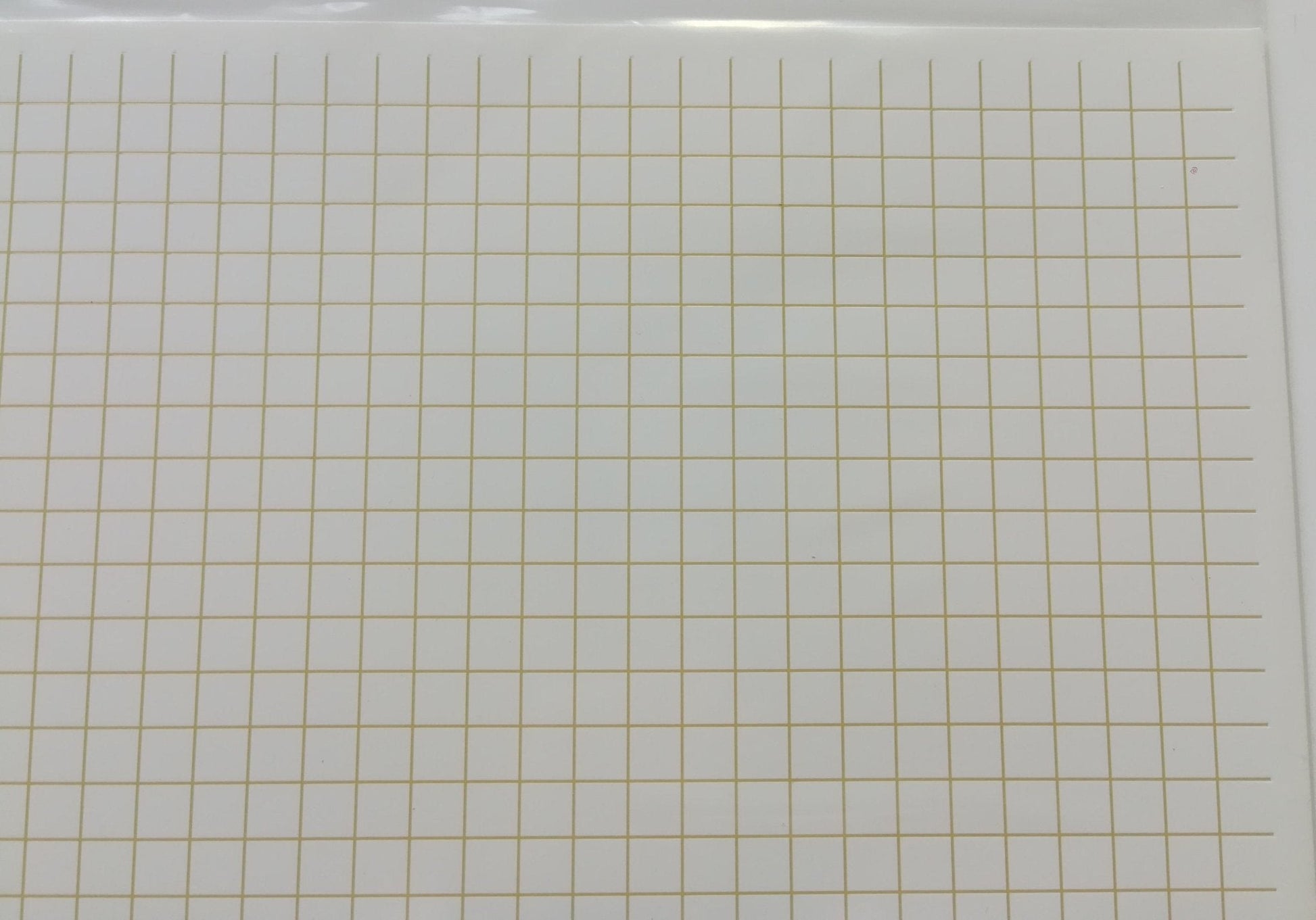 Dollhouse White Square Faux Tile Flooring Lightly Embossed 1:12 Scale for Kitchen or Bathroom - Miniature Crush