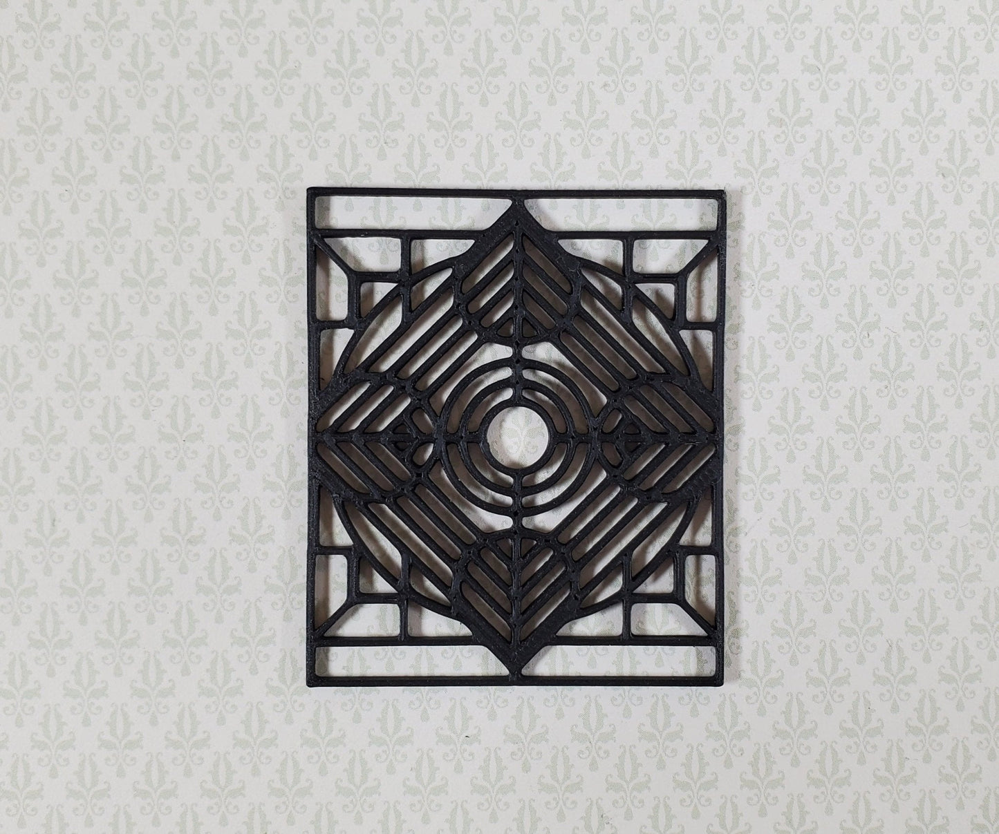 Dollhouse Window Insert Stained Glass Style 1:12 Scale Fits Houseworks 5032 - Miniature Crush