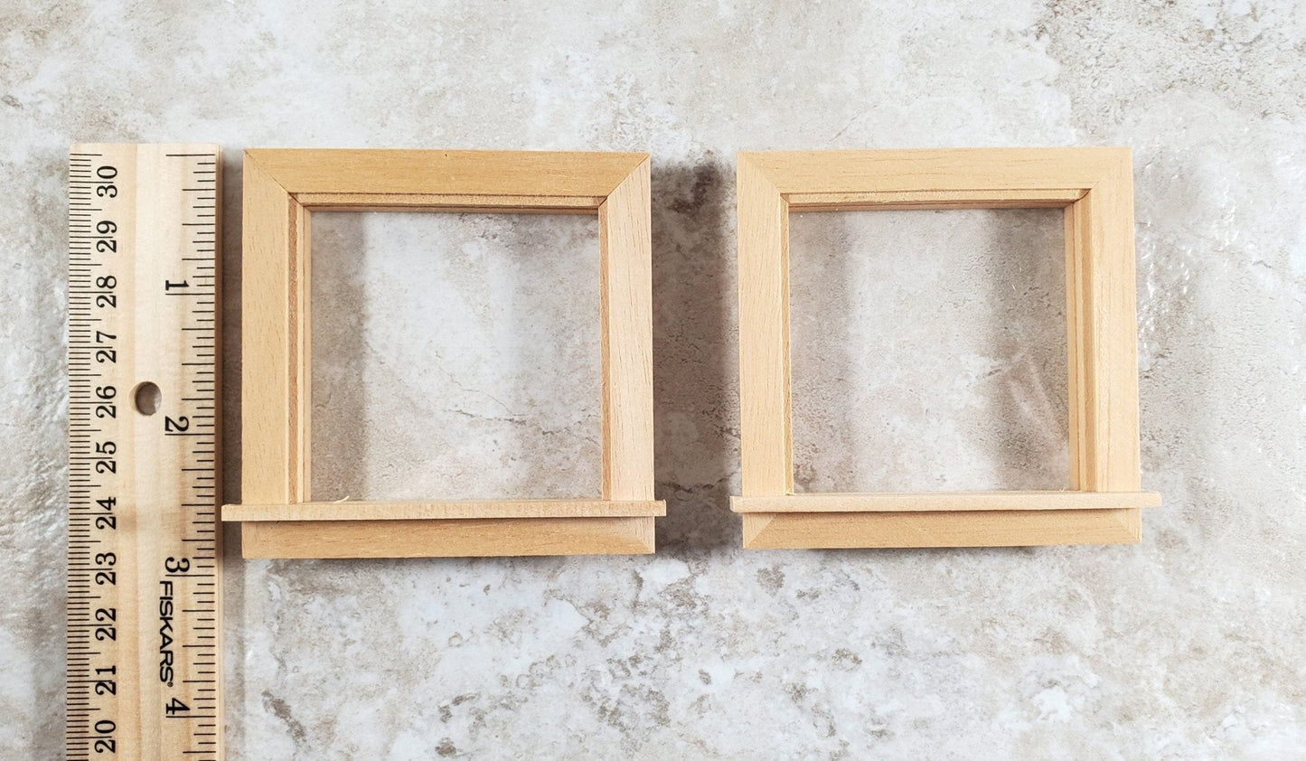 Dollhouse Window Single Square for Dormer Set of Two 1:12 Scale Houseworks 5056 - Miniature Crush